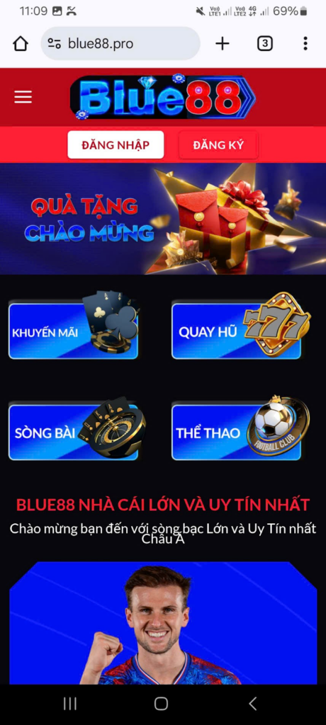 Truy cập nhà cái Blue88 thành công bằng mạng 4G Viettel